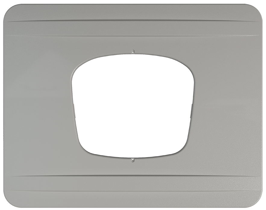 MOLDURA MÉDIA DO PAINEL UNIVERSAL INJETADA CINZA